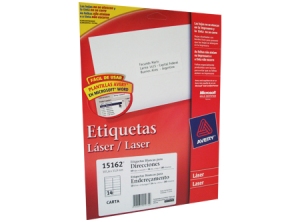 ETIQUETA AVERY 15162 34X102 BL LASER 14XHJ 10HJ