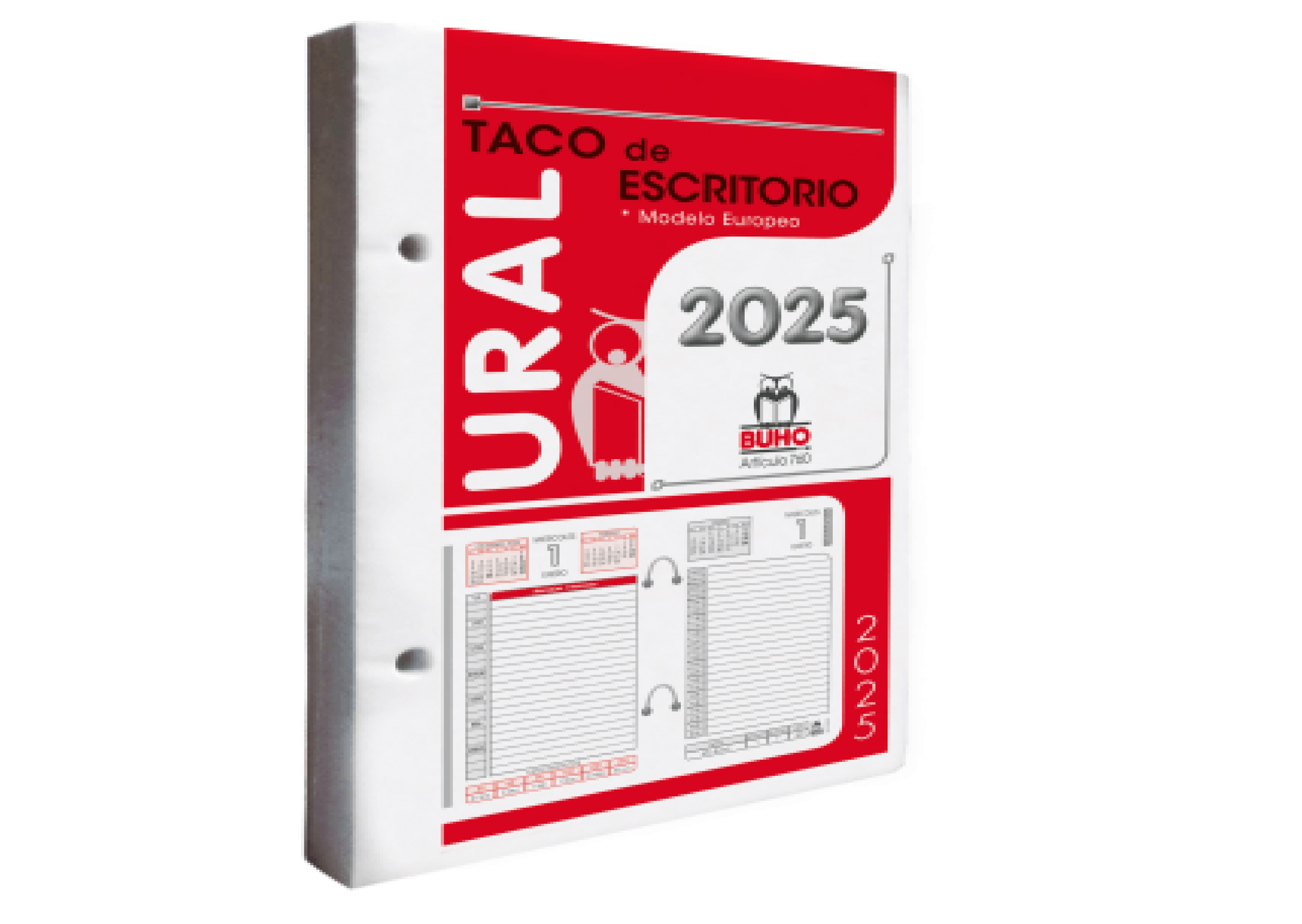 TACO CALENDARIO BUHO ESCRITORIO URAL 264 HOJAS