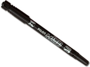 MARCADOR PERMAN.PILOT 2PTAS FINA 09 /EXTF 04 NEGRO
