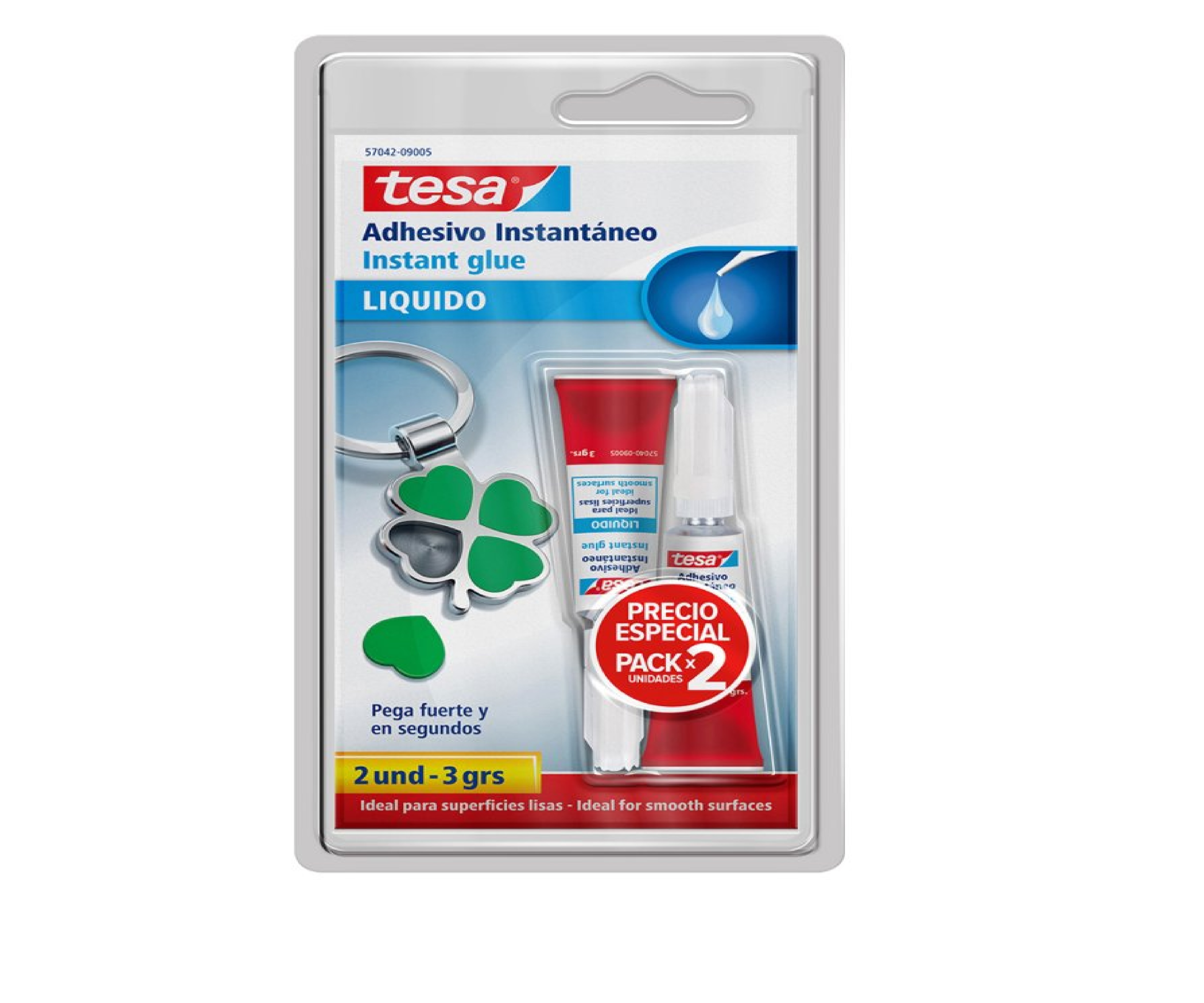 Adhesivo Instantáneo Tesa Gel Incoloro 3 g 2 Unidades