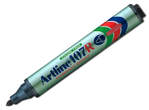 MARCADOR ARTLINE 107R P.RED. RECARGABLE ROJO