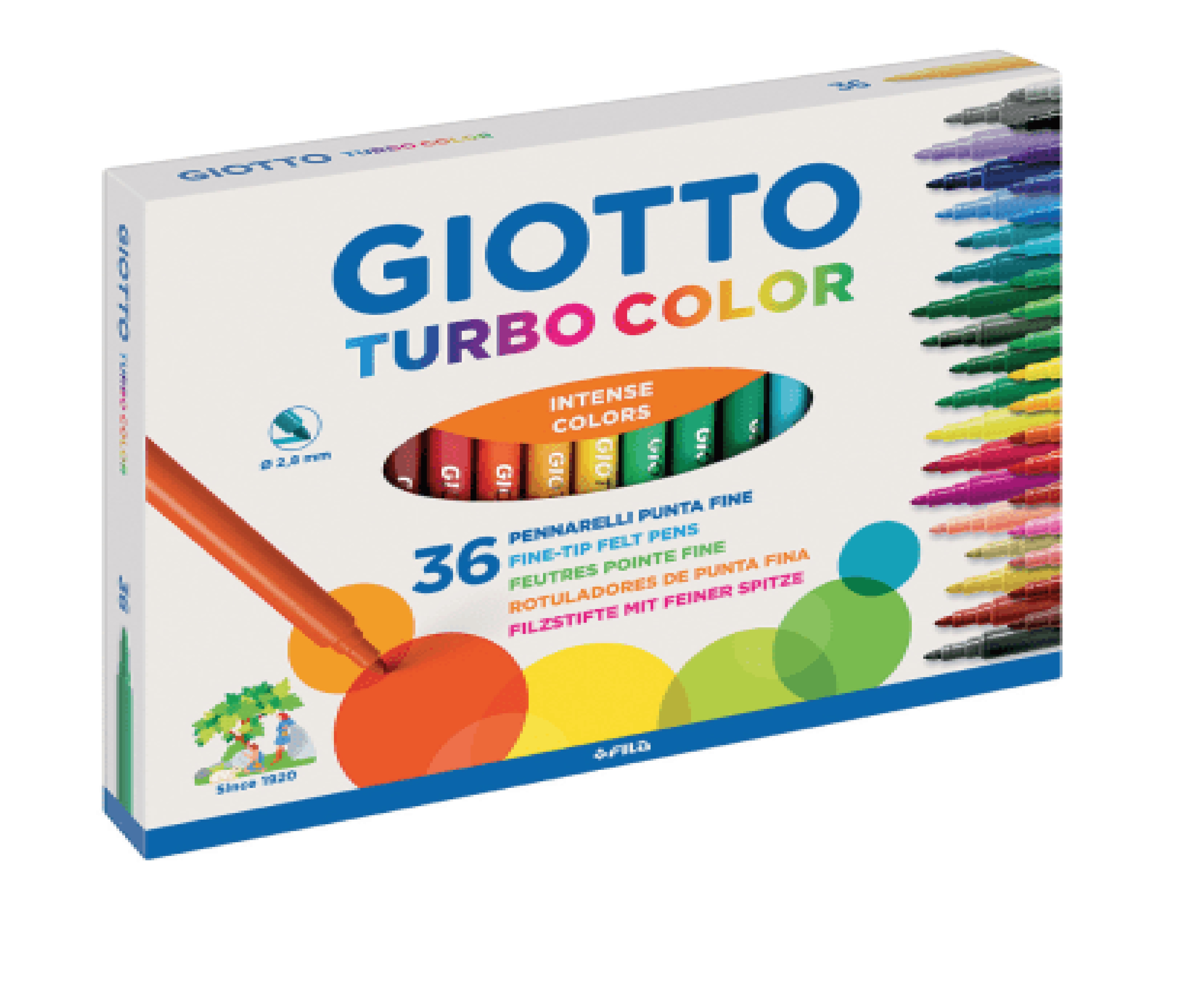 Plumón Giotto Turbo Color 36 Colores
