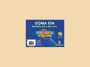 GOMA EVA PLIEGO PIEL 40 X 60 X 1