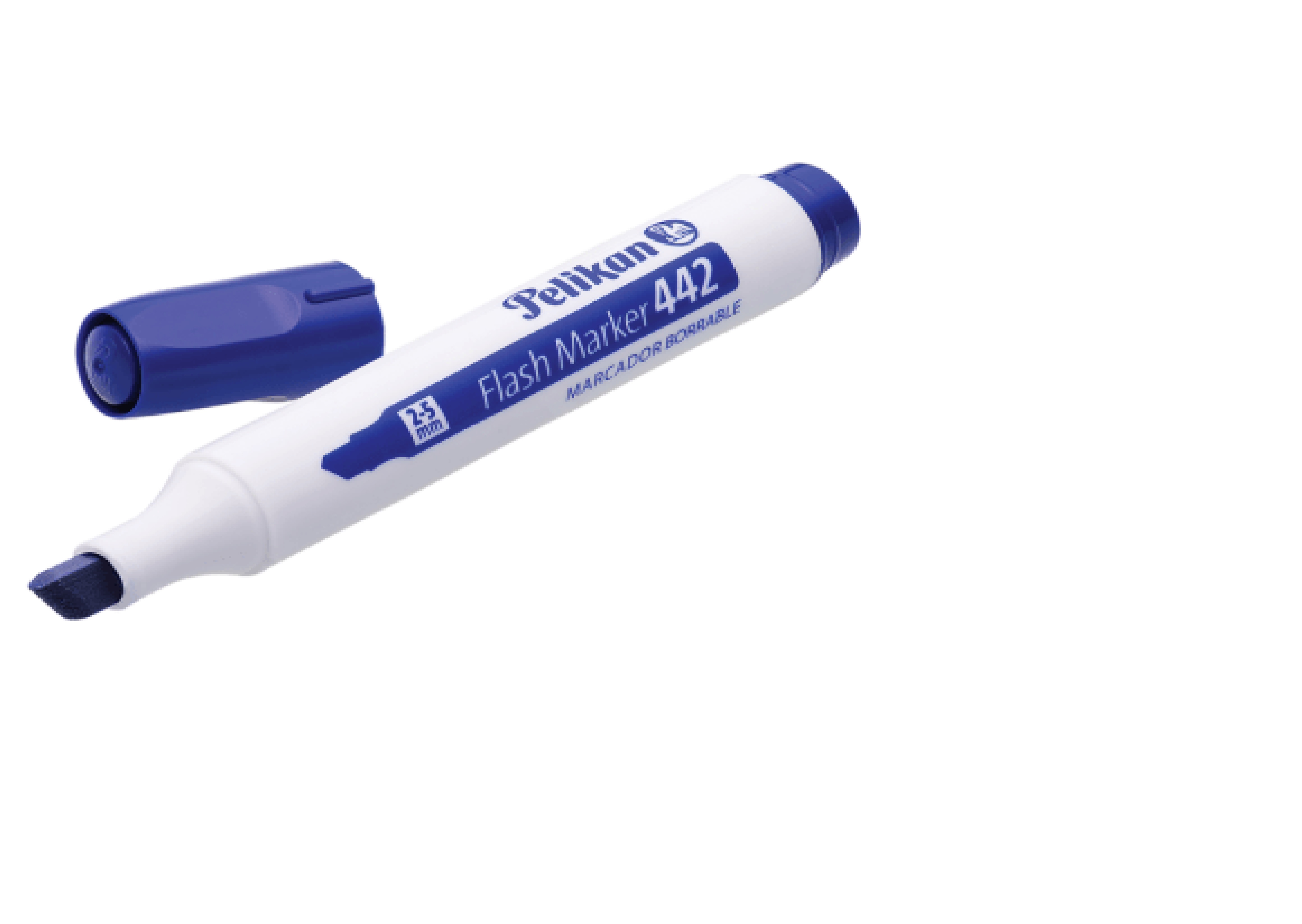 Plumón Pizarra Pelikan 442 Punta Biselada Azul