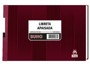 LIBRETA APAISADA 100 HJ.BUHO 469
