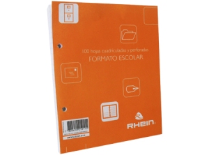 HOJAS PERF. ESCOLAR M7 100HJ RHEIN 321211-4