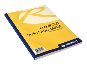 LIBRETA MANIFOLD DUPLICADO LARGE RHEIN 18X25