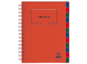 CUADERNO INDICE LI 192 HJ BUHO 595