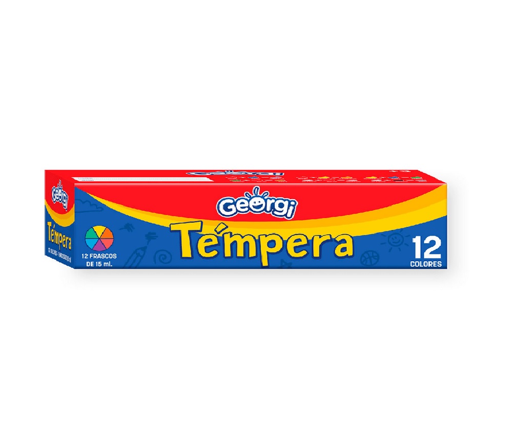 Témpera georgi 15 ml 12 Colores