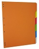 Separador Carta Halley 6 Divisiones Duplex Brillante