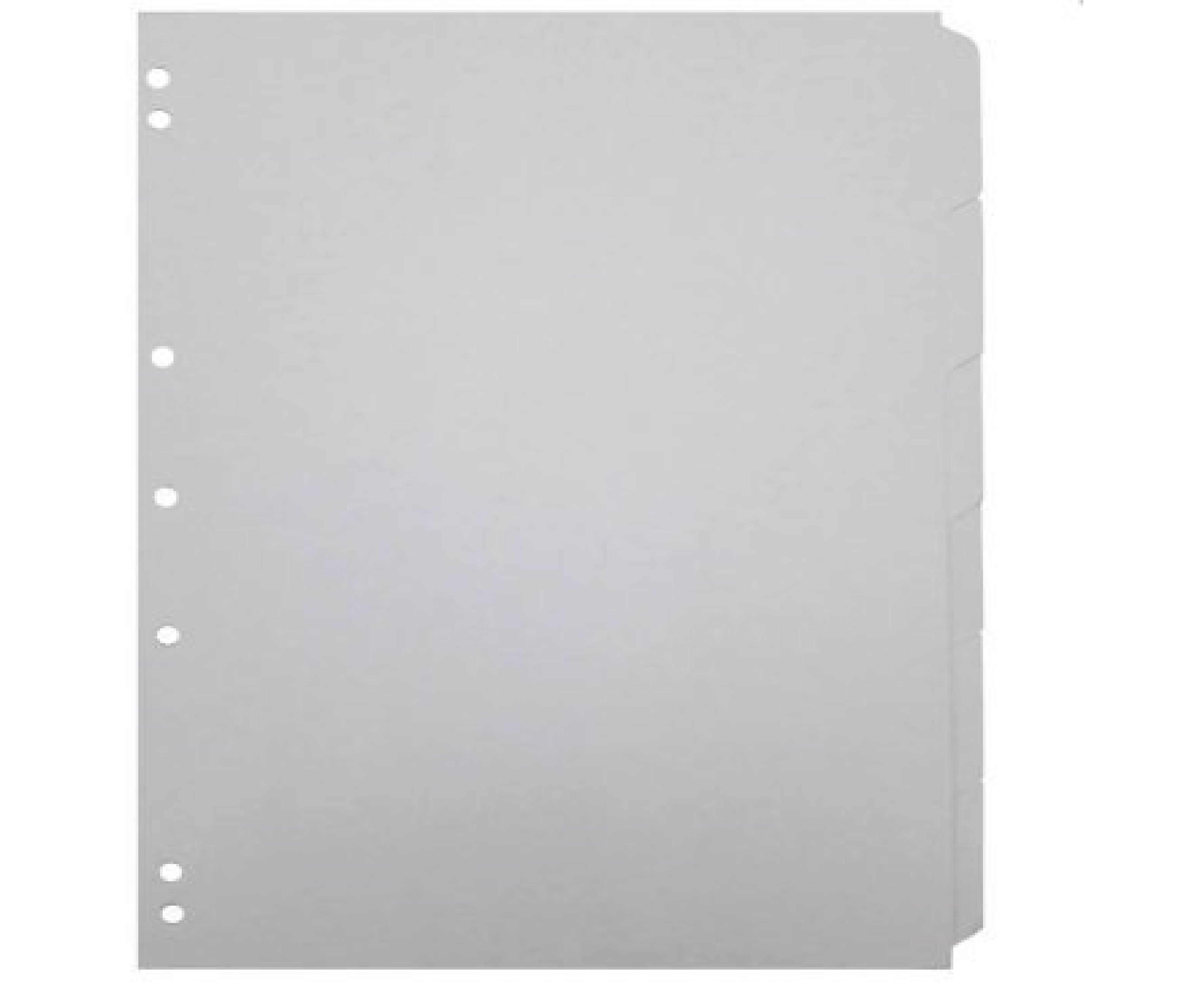 Separador Halley Carta 6 Divisiones Blanco