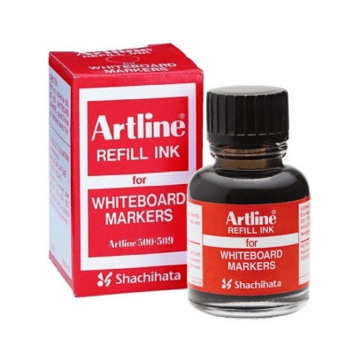 Tinta Artline para Plumón de Pizarra 20 cc Negro