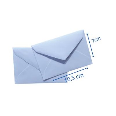 Sobre Tarjeta de Visita Teknofas 7x10.5 80 g Blanco 50 Unidades