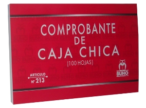 FORM.CAJA CHICA 100 HJS.BUHO 213