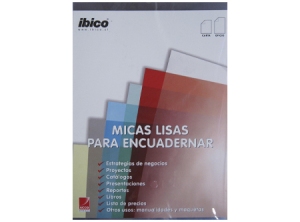 MICA ENCUAD DIN A-4 IBICO LISA NATURAL PQTE X 30 U