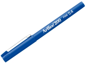 LAPIZ FIBRA 0.4 ARTLINE 200 AZUL