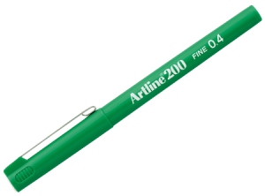 LAPIZ FIBRA 0.4 ARTLINE 200 VERDE