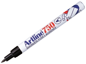 MARCADOR ROPA ARTLINE 750 NEGRO