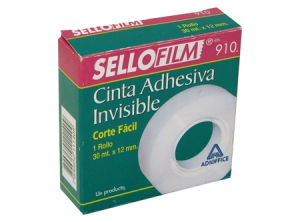 CINTA ADHE. INVISIBLE 12X30 MT SELLOFILM