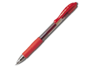 BOLIGRAFO PILOT ROL.BALL G-2-0.7 ROJO RETRACTIL