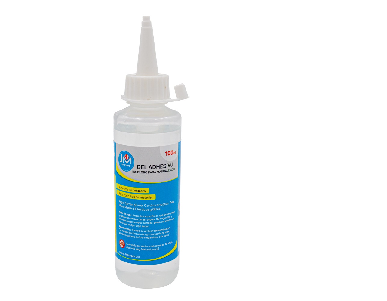GEL ADHESIVO INCOLORO PARA MANUALIDADES 100 ML.