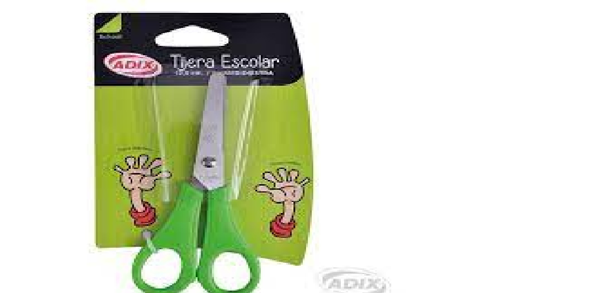 TIJERA ESCOLAR ADIX PARA ZURDOS 13CM