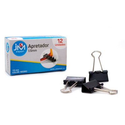 APRETADOR 15MM CAJA 12 UN. NEGRO #5015 (12-360)