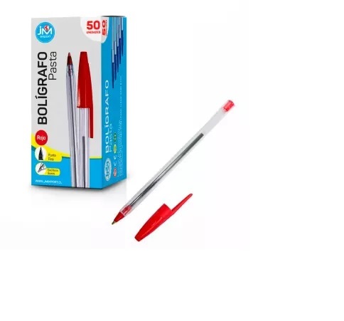 BOLIGRAFO PASTA ROJO P/FINA (50-1000)