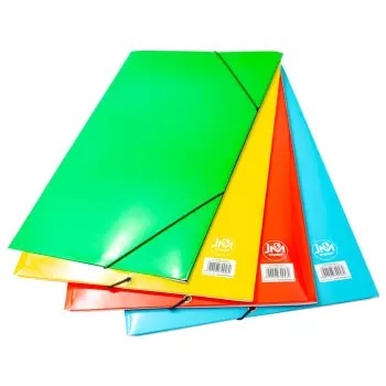 CARPETA CON ELASTICO OFICIO COLORES