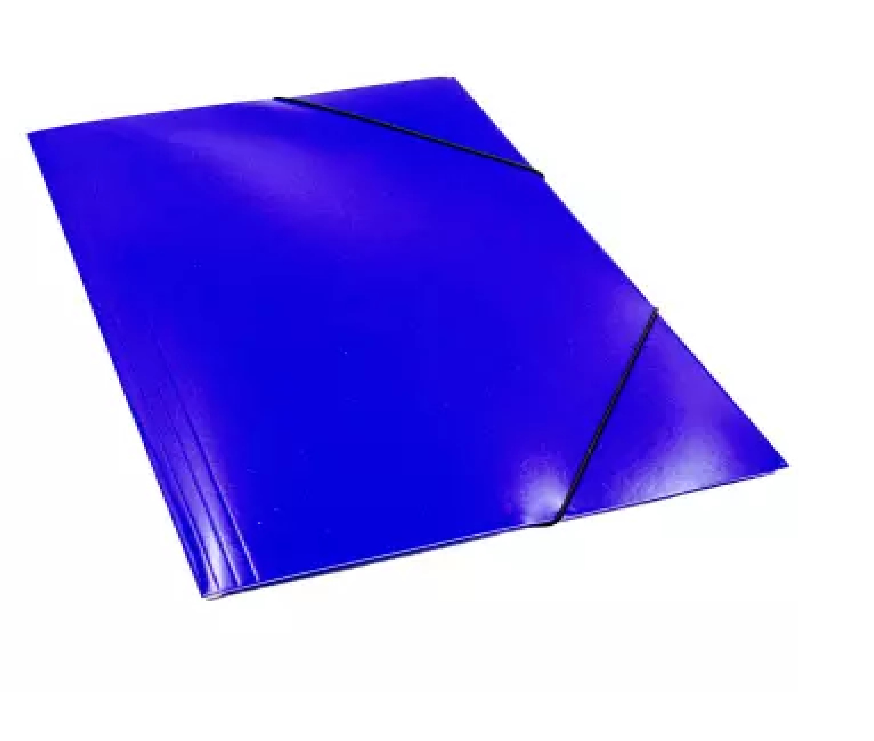 CARPETA C/ ELASTICO OF. AZUL CARTON ( 20-100)