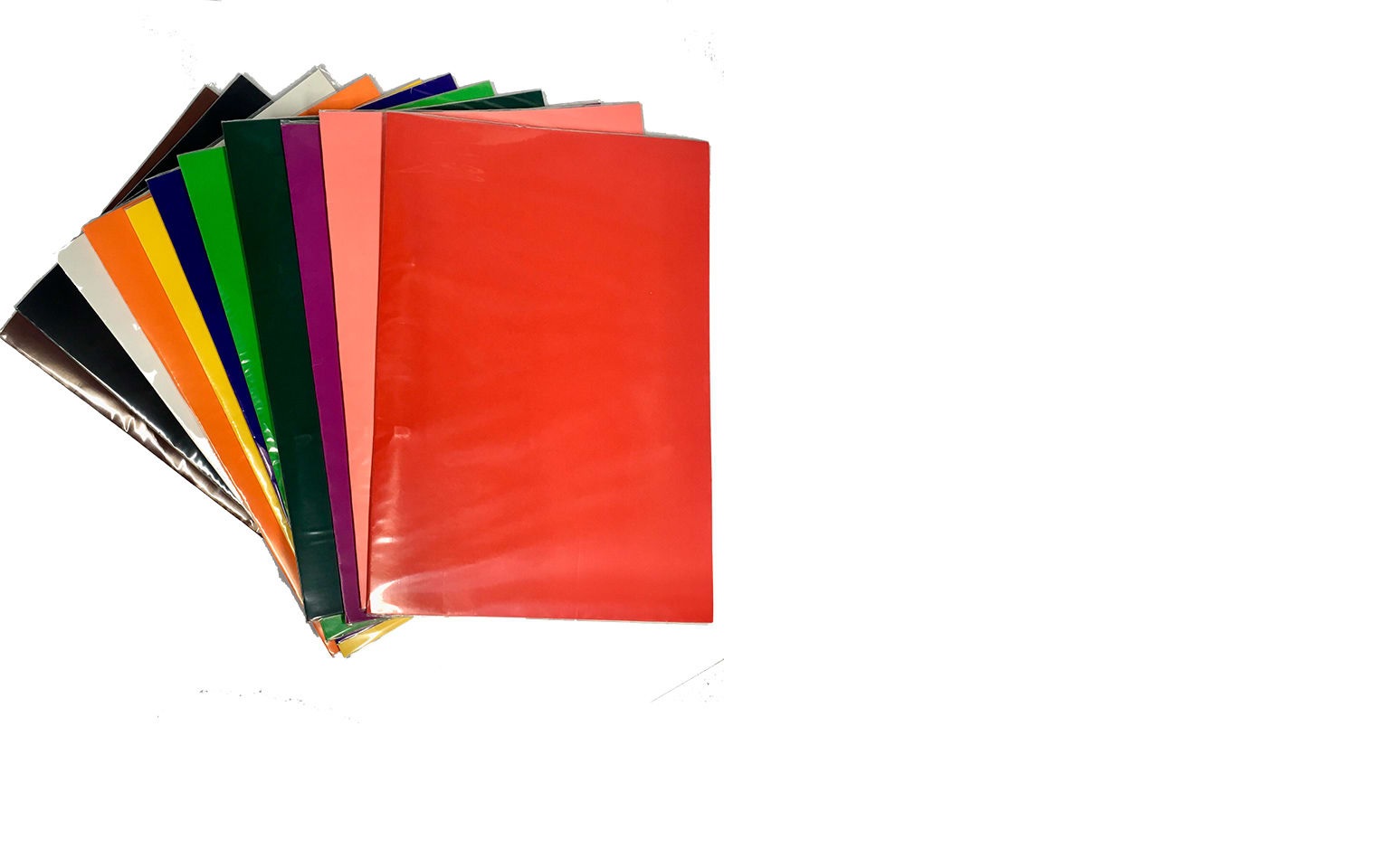 CARPETA PLASTIFICADA OFICIO  COLORES SURTIDOS S/ ACCOCLIP