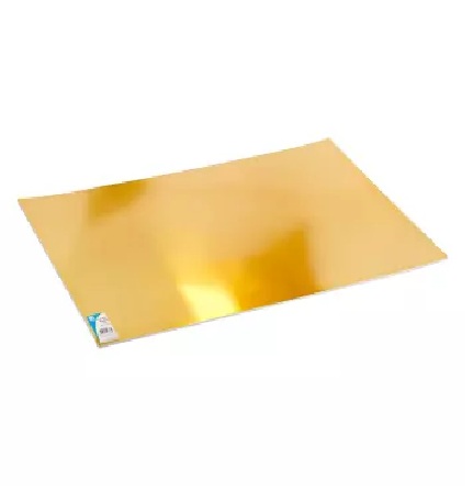 CARTULINA METALICA 50X70CM DORADA  (50-250)