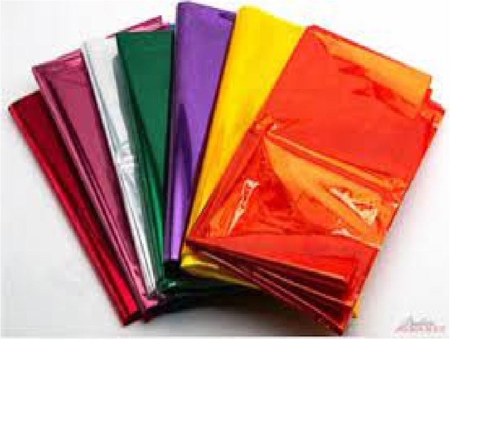 PAPEL CELOFAN PLIEGO COLORES SURTIDOS O A ELECCION 70X100 CM