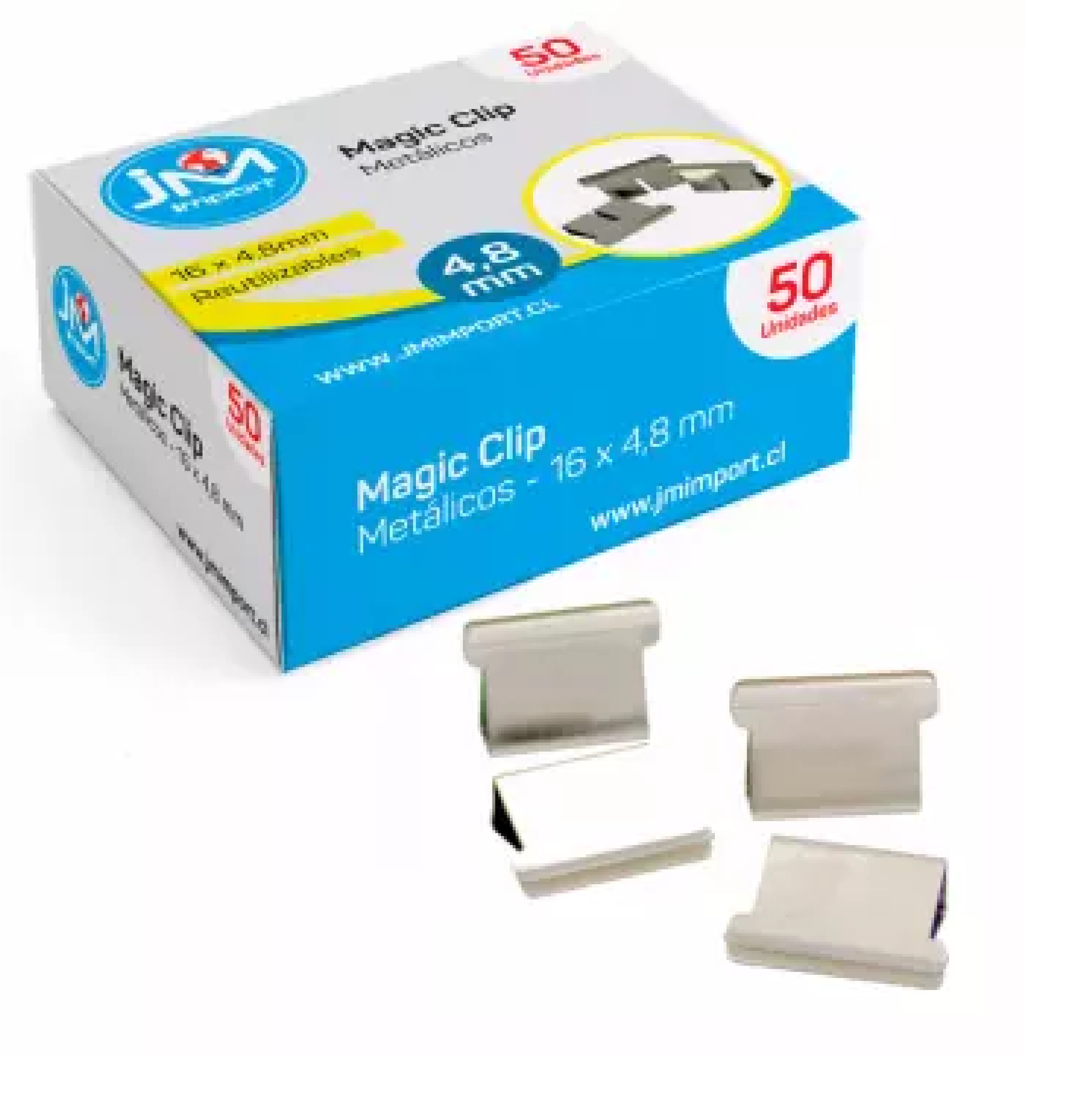 REPUESTO MAGIC CLIP 50 UNID. 4.8MM (24-288)
