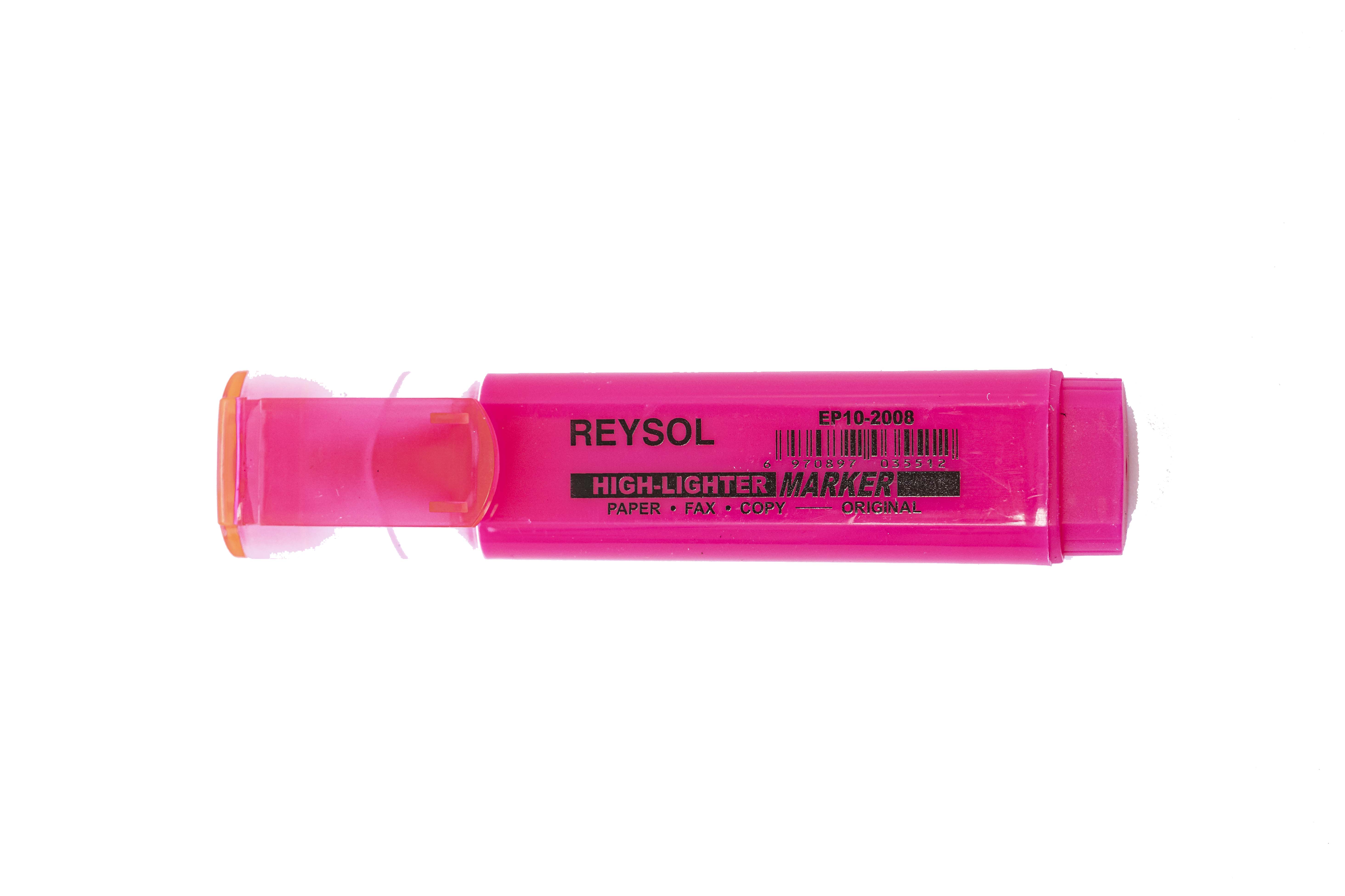 DESTACADOR PALETA ROSADO  REYSOL O FULTONS