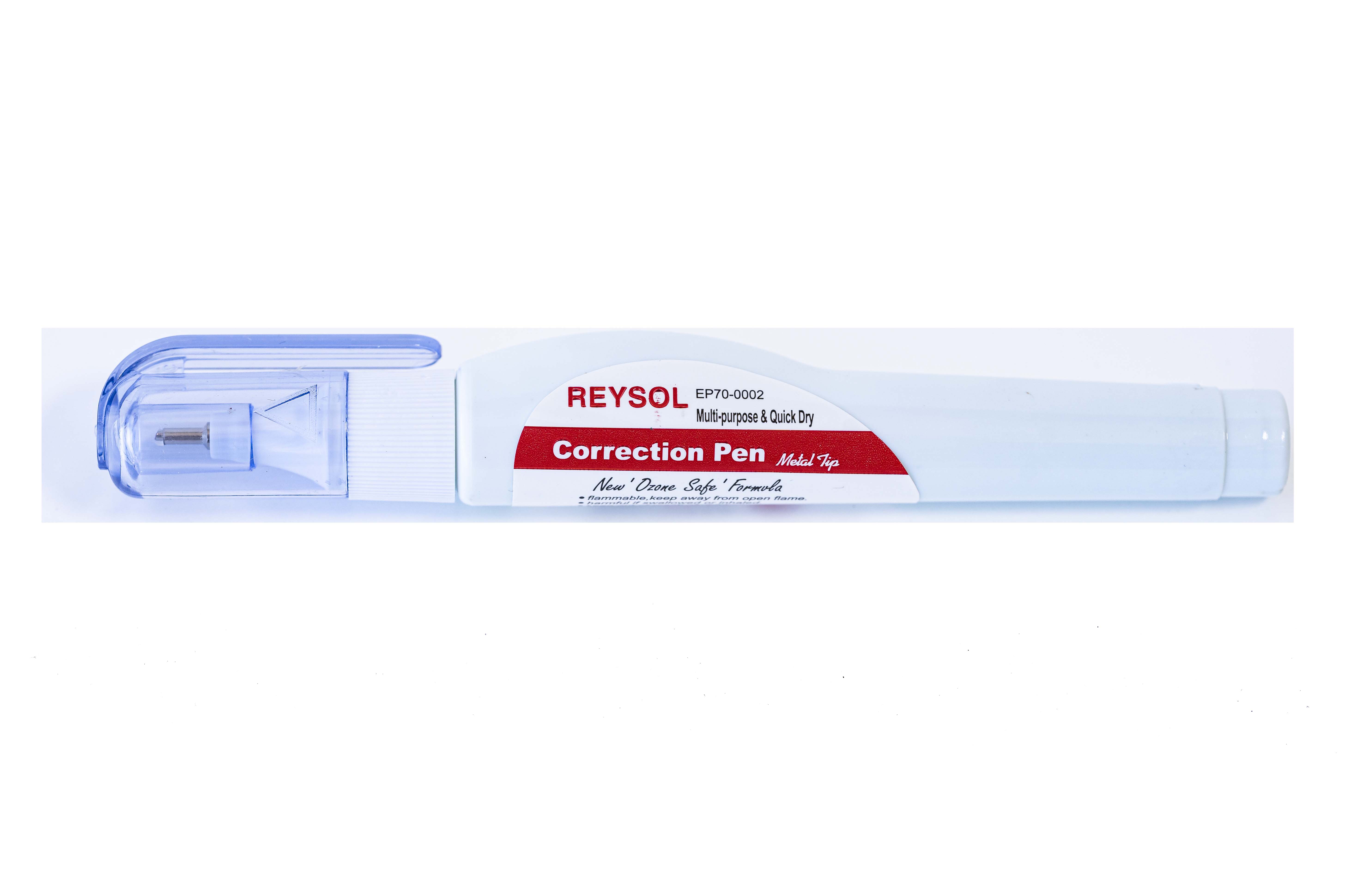 CORRECTOR LIQUIDO TIPO LAPIZ P/ METAL 7 ML REYSOL C/12 UNIDADES