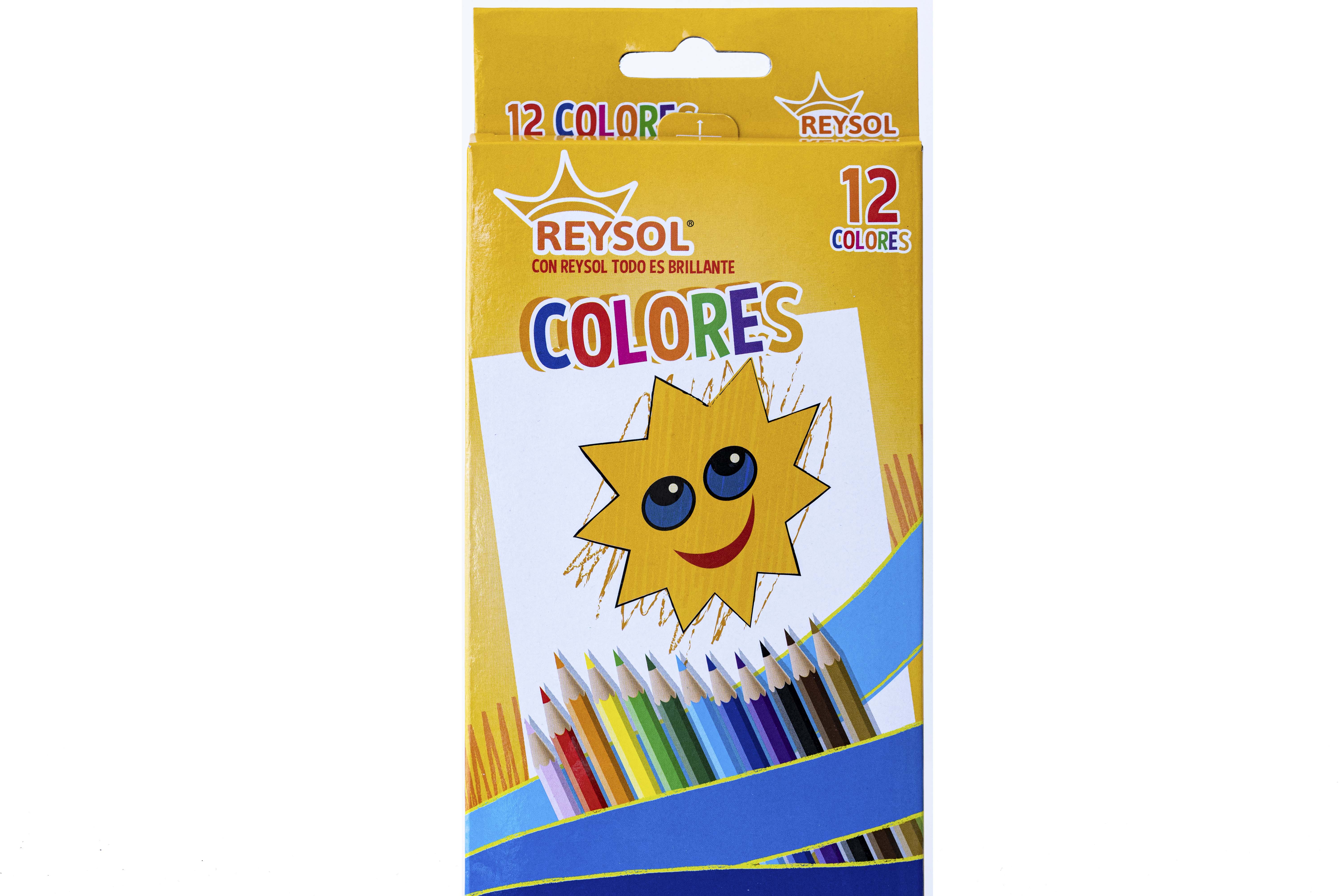 LAPICES DE COLORES 12 UNID. LARGOS REYSOL O FULTONS