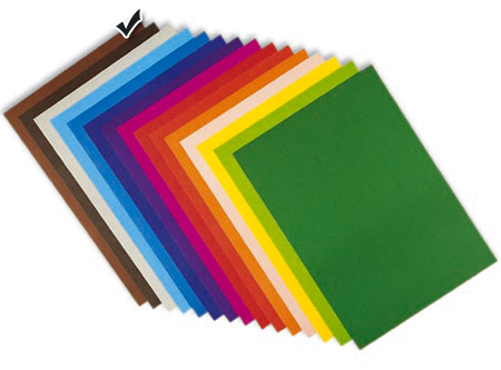 CARTULINA COLOR CAFE 53X75 ARTEL