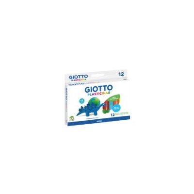 PLASTICINA GIOTTO NATURAL 12 COLORES