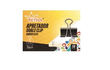 DOBLE CLIPS REYSOL SUJETADOR DE 2 51 MM PRECIO X 12 UNIDAD