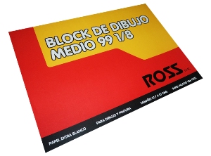 BLOCK DIBUJO 99 1/8 ROSS 10 HJS.