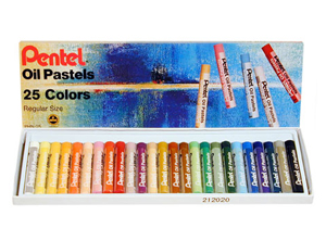 LAPIZ PASTEL 25 COL. PENTEL