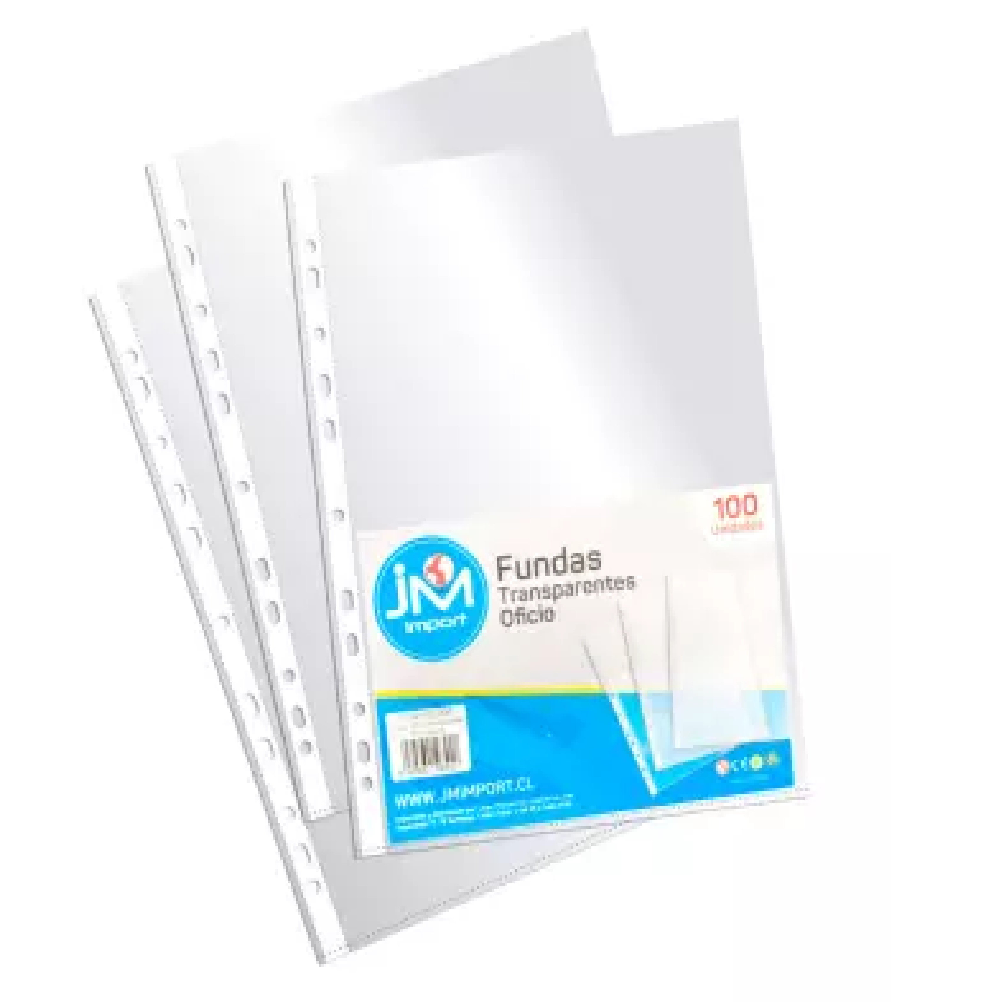FUNDA OFICIO TRANSP. PAQ.100 UNID 023 MM (20-40)