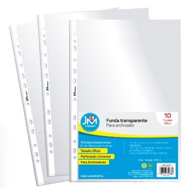 FUNDA OFICIO TRANSP. 35MIC US-LW110-SET 10UN.(200)