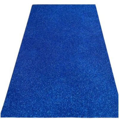 GOMA EVA GLITTER AZUL PLIEGO 40 X 60