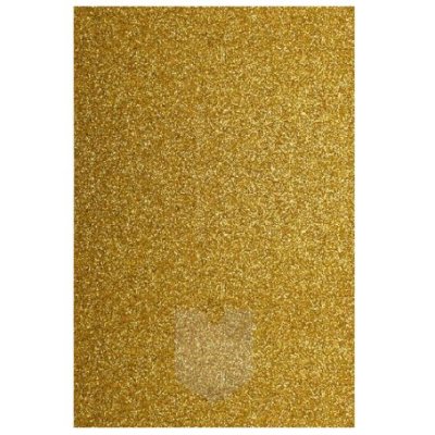 GOMA EVA GLITTER DORADO PLIEGO 40 X 60