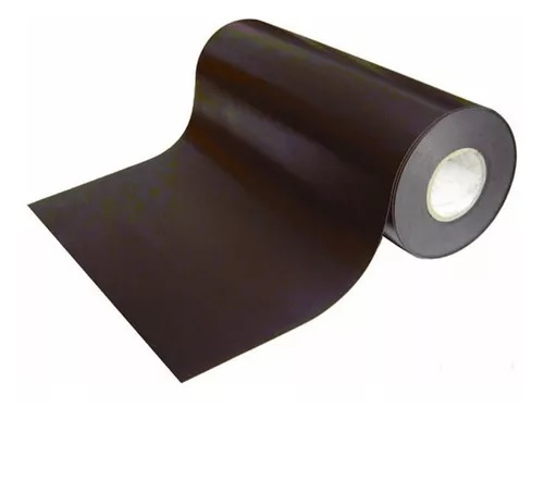 LAMINA IMAN ROLLO MAGNETICA BASE CAFE 0.3 MM 0.61 CM X 1 METRO