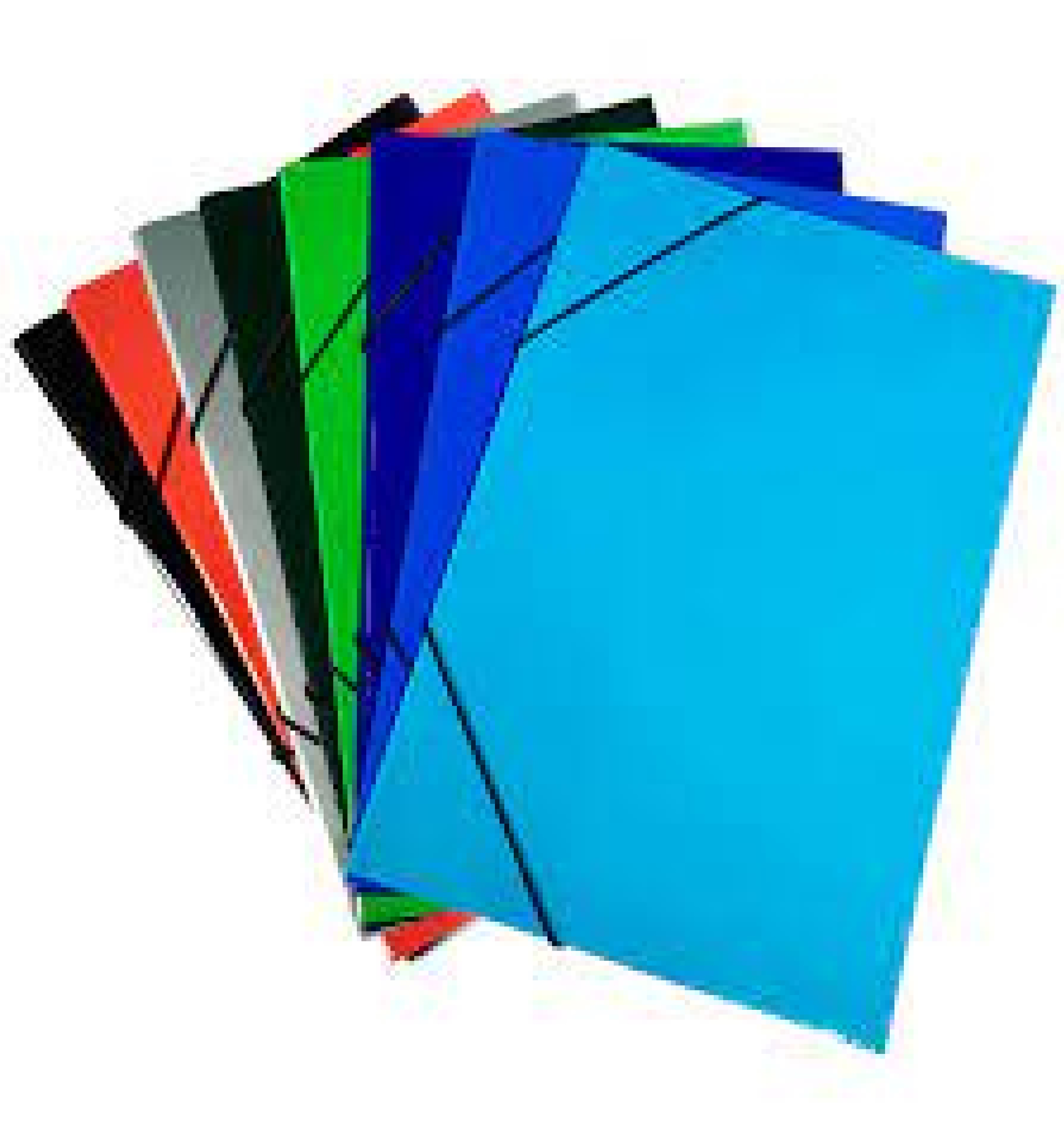 CARPETA CARTERA CON ELASTICO OFICIO COLORES SURTIDOS