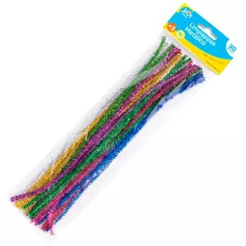 LIMPIA PIPAS  METALICO 30 UNI. 30 CM. (48-144)