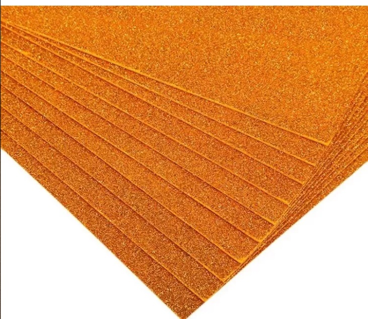 GOMA EVA GLITTER PACK DE 10 PLIEGOS 60X40CMS